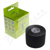 KineMAX SuperPro Ray.  kinesiology tape čern. 5cmx5m