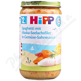 HiPP MENU Špagety s mořskou rybou a zeleninou 250g