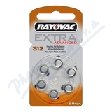 Baterie do naslouch. Rayovac Extra Adv. 312-PR41 6ks