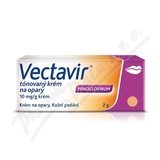 Vectavir tnovan krm na opary 10mg/g  2g