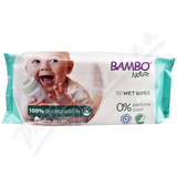 Bambo Nature biodegradabilní dětské ubrousky 50 ks
