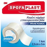 3M Spofaplast 432 Fixační náplast transp. fol. 5mx25mm