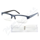 Brýle čtecí +1. 00 modro-černé s pouzdrem FLEX
