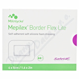 Krytí Mepilex Border Flex Lite 4x5cm 10ks