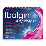 Ibalgin Rapidcaps 400mg 30 měkkých kapslí