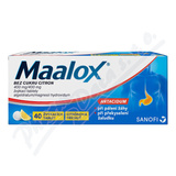 Maalox bez cukru citron 400mg/400mg tbl. mnd. 40