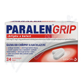 Paralen Grip chipka+bolest 500/25/5mg tbl. flm24 I
