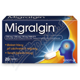Migralgin 250/250/50mg tbl. nob. 20(2x10)