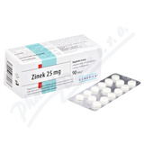 Zinek 25 mg tbl. 90 Generica