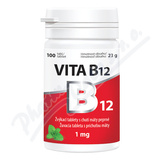 Vita-B12 1mg žvýkací tbl. 100 s příchutí Máty CZ/SK