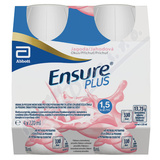 Ensure Plus jahodová příchuť pos. sol. 4x220ml