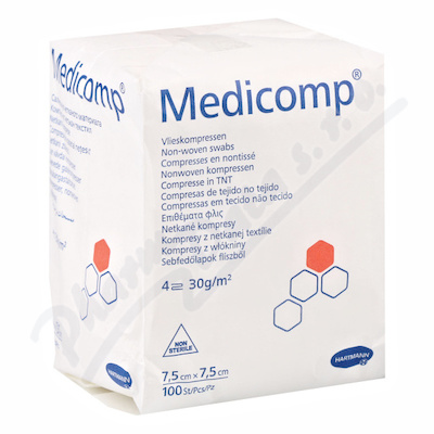 Kompres Medicomp nester.7.5x7.5cm 100ks 4218233