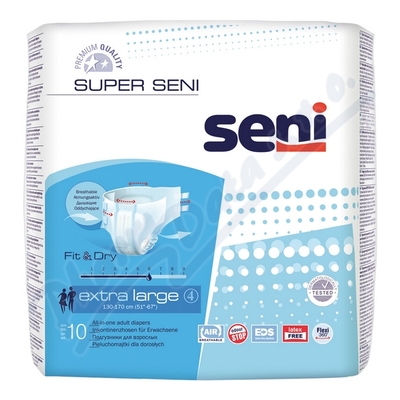 Seni Super Extra Large 10 ks inkontinentní plenkové kalhotky