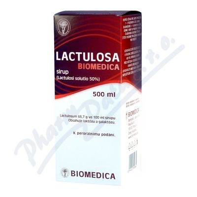 Lactulosa Biomedica por.sir.1x500ml 50%